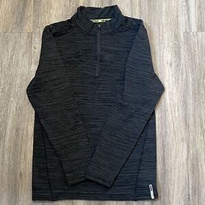 RBX Xtrain Women's Black 1/4 Zip Athletic Long Sleeve Compression Shirt Sz Small